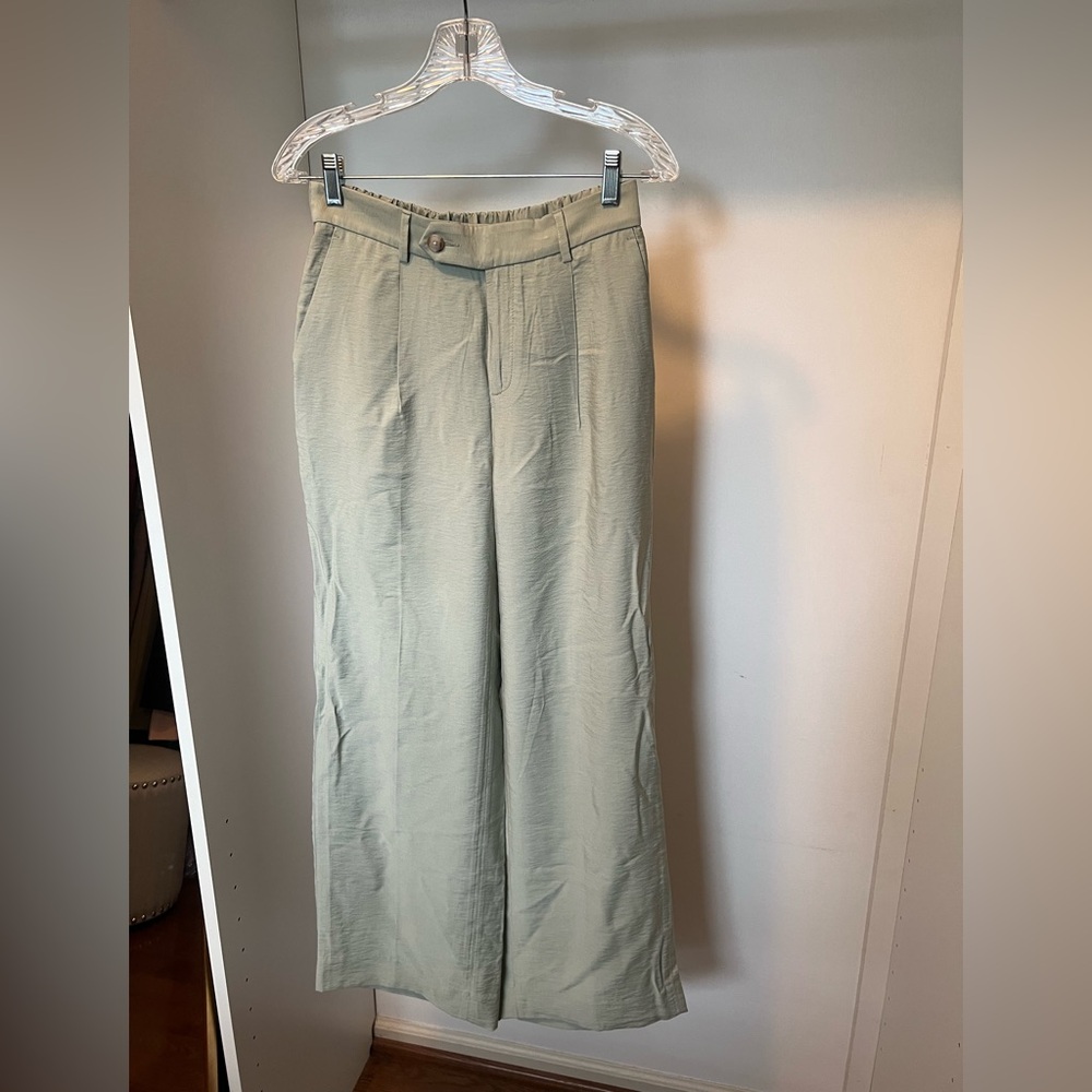Banana Republic Elastic Pants XS Mint Green NWT